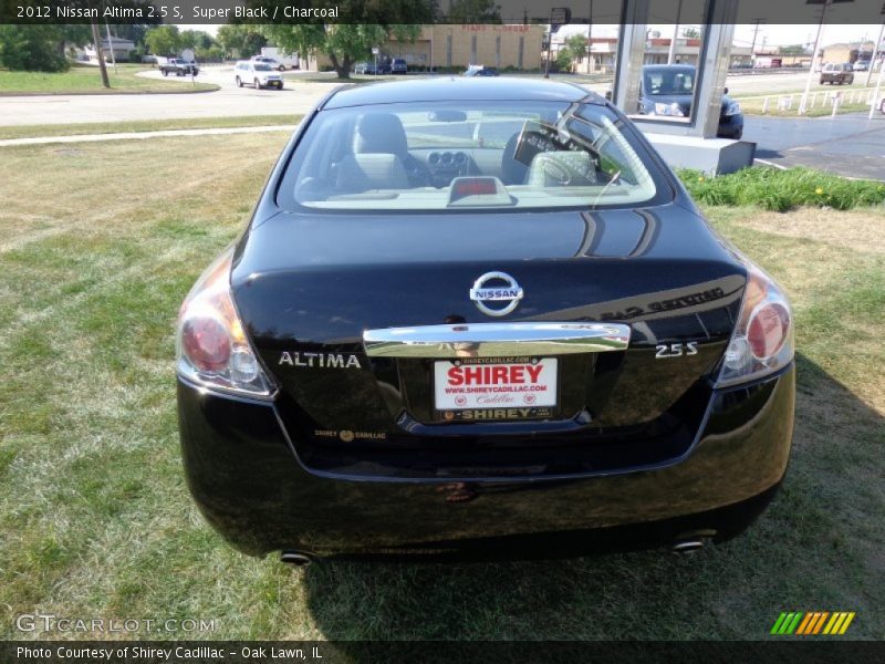 Super Black / Charcoal 2012 Nissan Altima 2.5 S