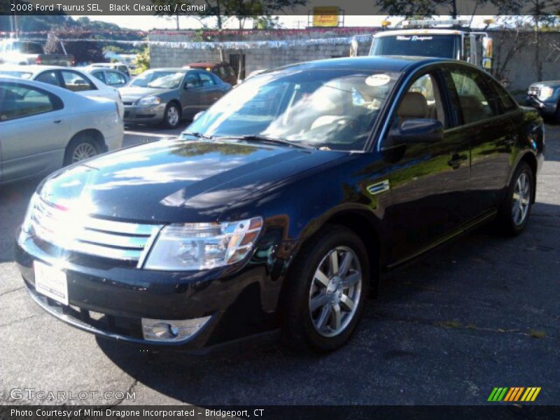 Black Clearcoat / Camel 2008 Ford Taurus SEL