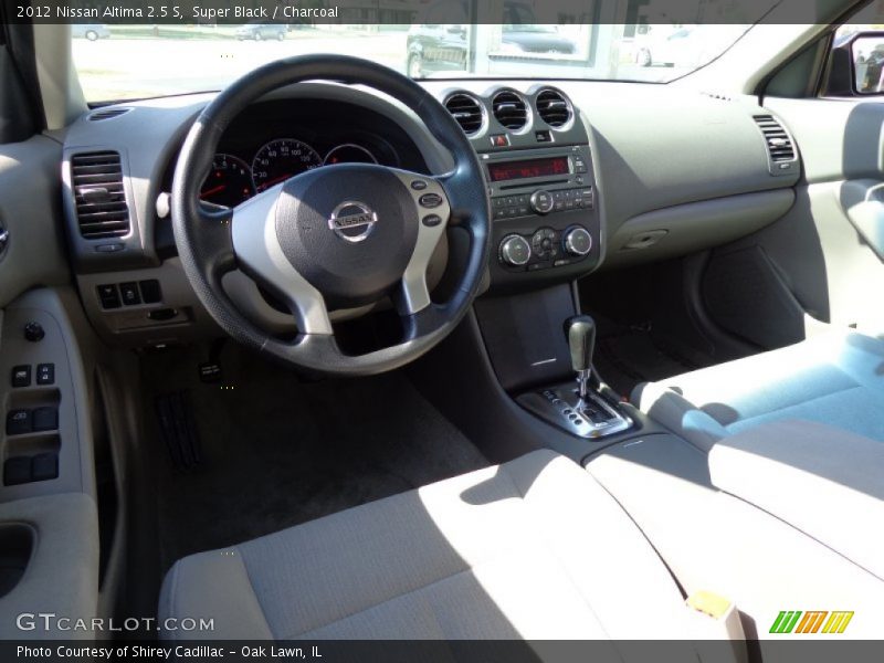 Super Black / Charcoal 2012 Nissan Altima 2.5 S
