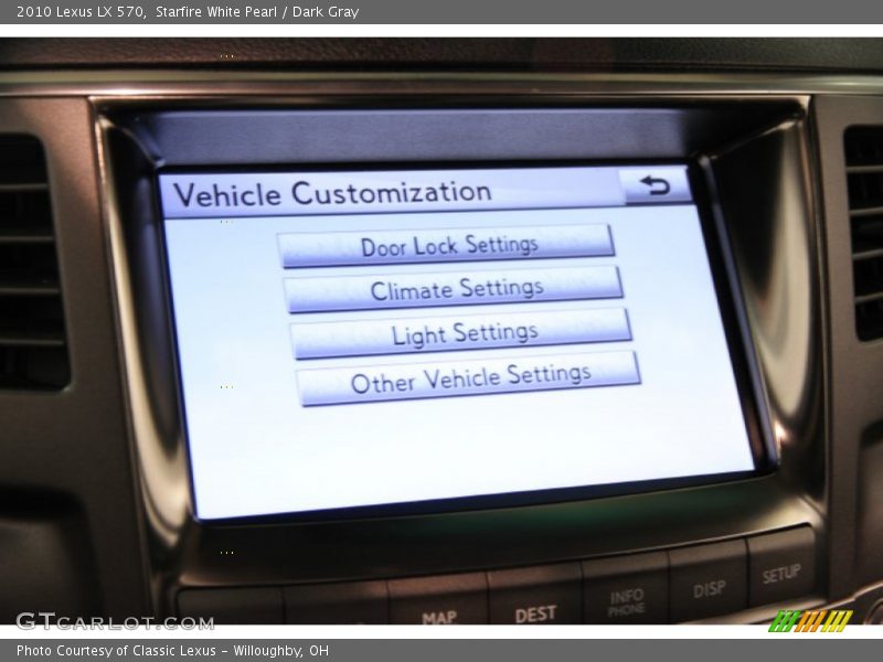 Starfire White Pearl / Dark Gray 2010 Lexus LX 570