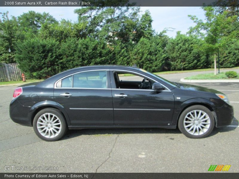 Carbon Flash Black / Black 2008 Saturn Aura XR