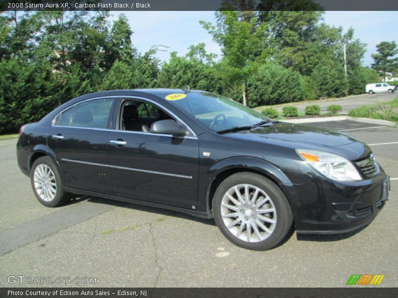 Carbon Flash Black / Black 2008 Saturn Aura XR