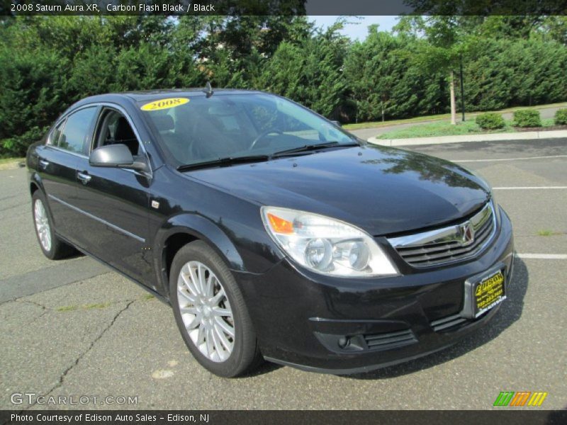 Carbon Flash Black / Black 2008 Saturn Aura XR