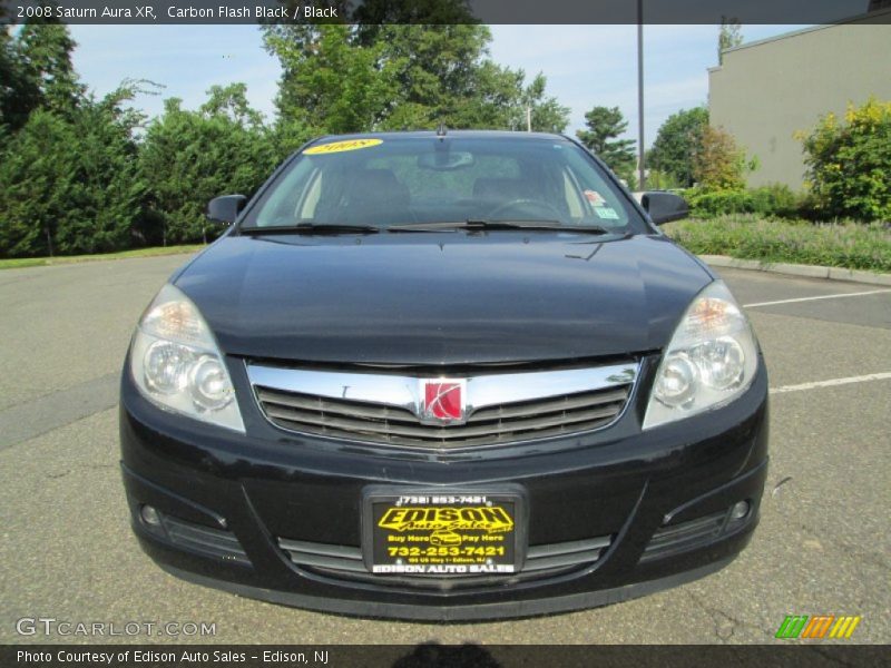 Carbon Flash Black / Black 2008 Saturn Aura XR