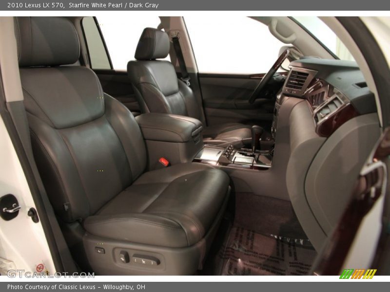 Starfire White Pearl / Dark Gray 2010 Lexus LX 570