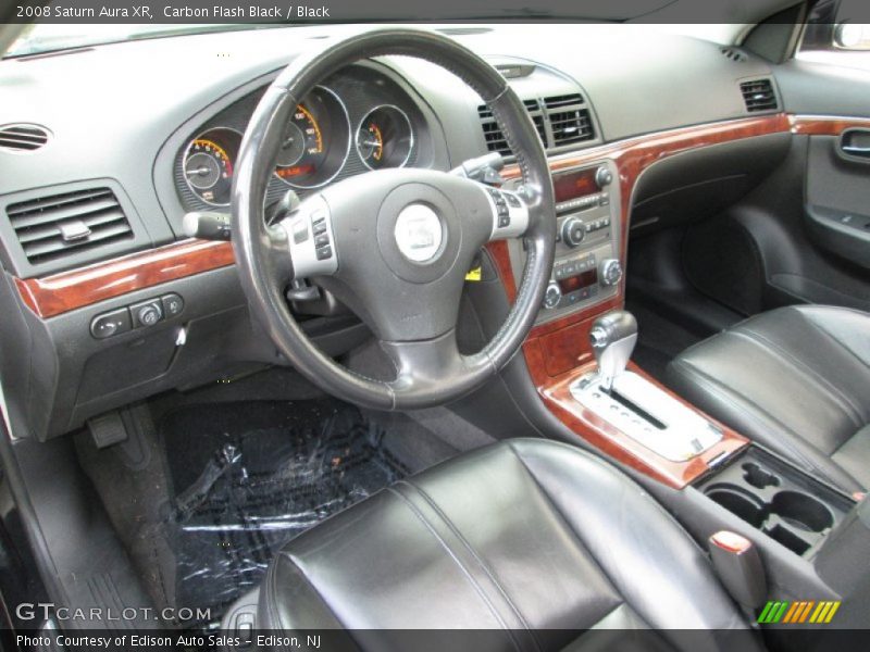 Carbon Flash Black / Black 2008 Saturn Aura XR
