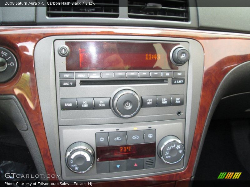 Carbon Flash Black / Black 2008 Saturn Aura XR