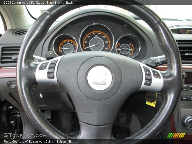 Carbon Flash Black / Black 2008 Saturn Aura XR