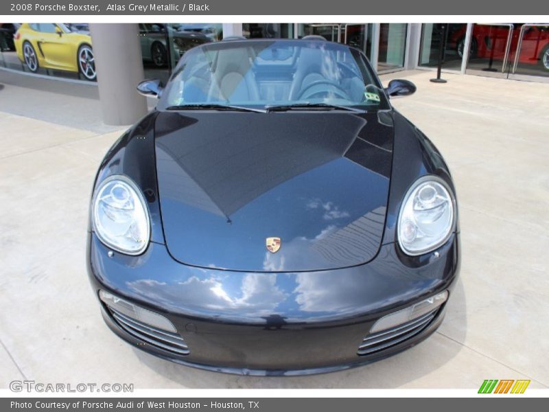 Atlas Grey Metallic / Black 2008 Porsche Boxster