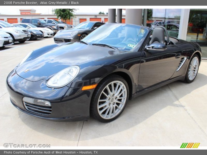 Atlas Grey Metallic / Black 2008 Porsche Boxster