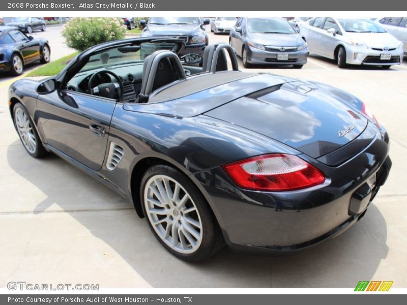 Atlas Grey Metallic / Black 2008 Porsche Boxster