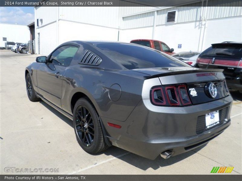 Sterling Gray / Charcoal Black 2014 Ford Mustang V6 Coupe