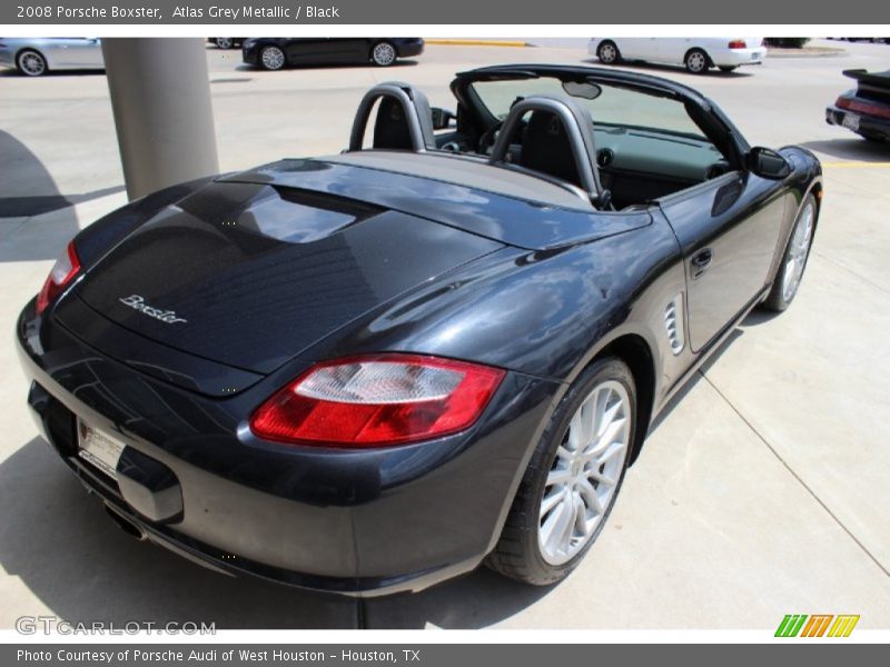 Atlas Grey Metallic / Black 2008 Porsche Boxster