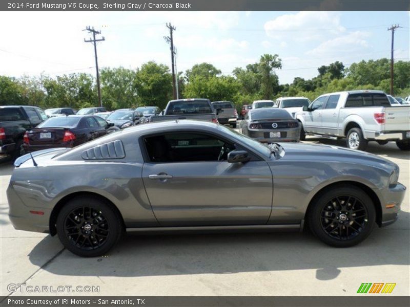 Sterling Gray / Charcoal Black 2014 Ford Mustang V6 Coupe