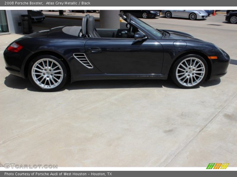 Atlas Grey Metallic / Black 2008 Porsche Boxster