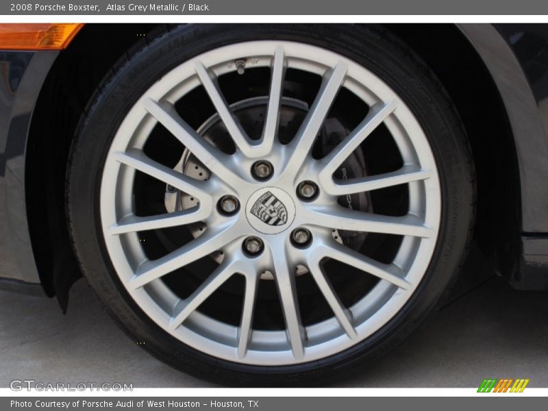 Atlas Grey Metallic / Black 2008 Porsche Boxster