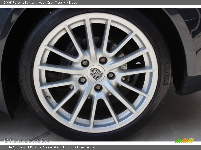 Atlas Grey Metallic / Black 2008 Porsche Boxster