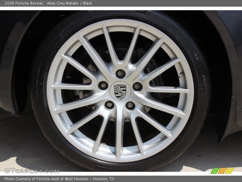 Atlas Grey Metallic / Black 2008 Porsche Boxster