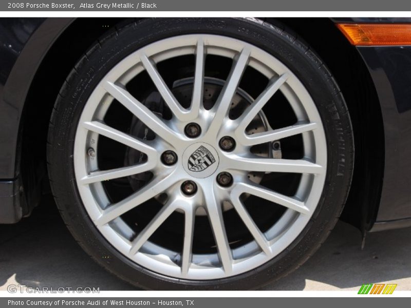 Atlas Grey Metallic / Black 2008 Porsche Boxster