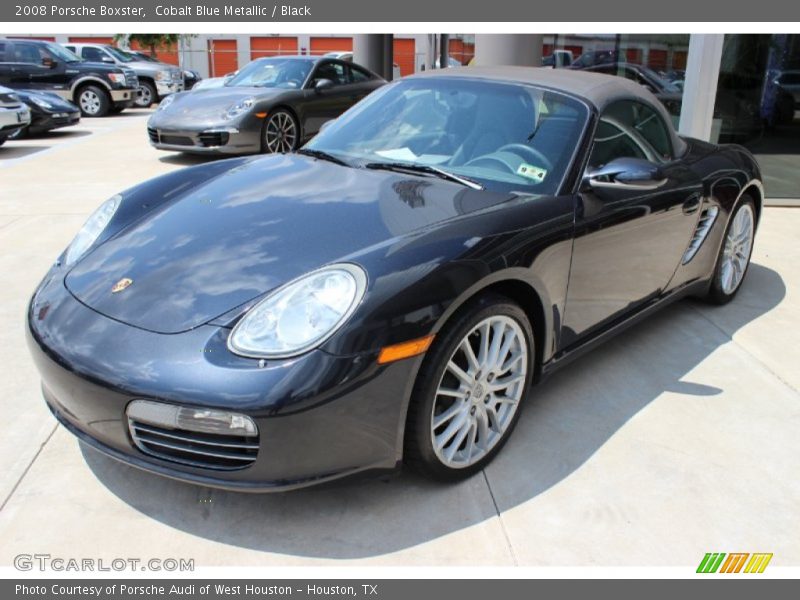 Cobalt Blue Metallic / Black 2008 Porsche Boxster