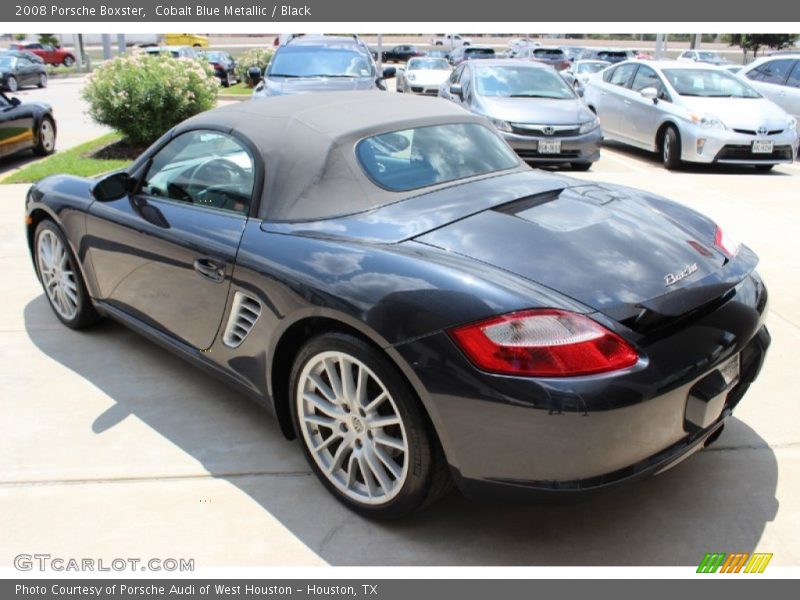 Cobalt Blue Metallic / Black 2008 Porsche Boxster