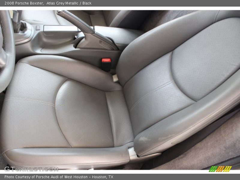 Atlas Grey Metallic / Black 2008 Porsche Boxster