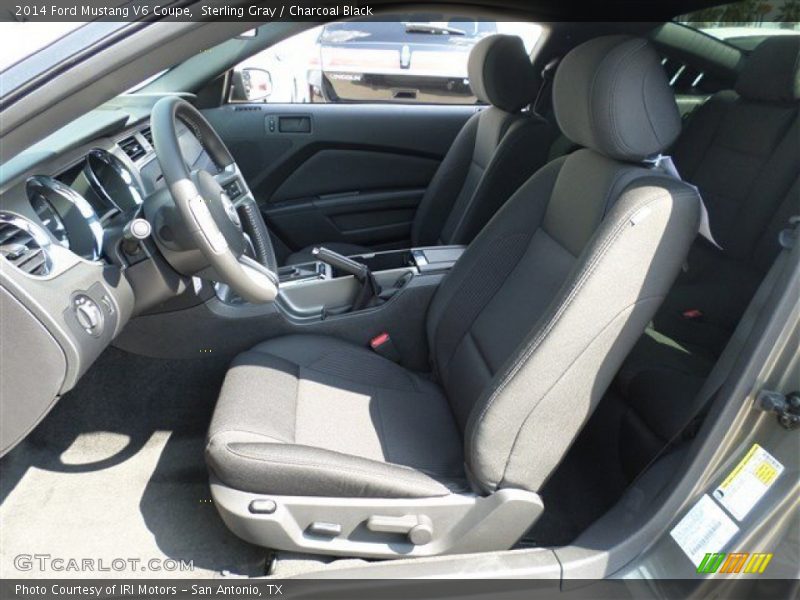 Sterling Gray / Charcoal Black 2014 Ford Mustang V6 Coupe