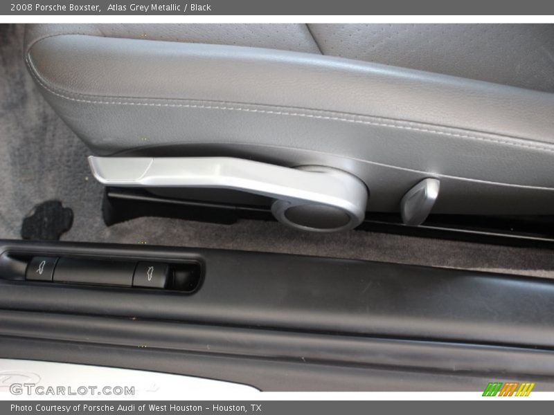 Atlas Grey Metallic / Black 2008 Porsche Boxster