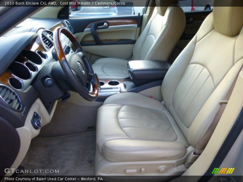 Gold Mist Metallic / Cashmere/Cocoa 2010 Buick Enclave CXL AWD