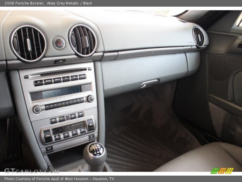 Atlas Grey Metallic / Black 2008 Porsche Boxster