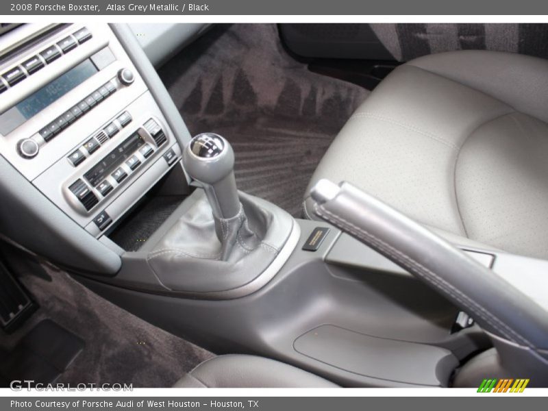 Atlas Grey Metallic / Black 2008 Porsche Boxster