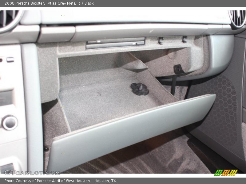 Atlas Grey Metallic / Black 2008 Porsche Boxster