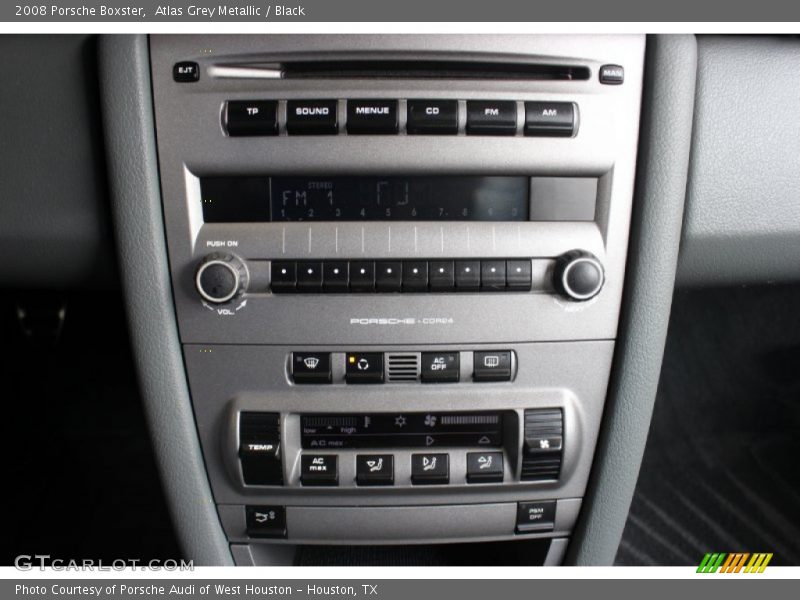 Atlas Grey Metallic / Black 2008 Porsche Boxster