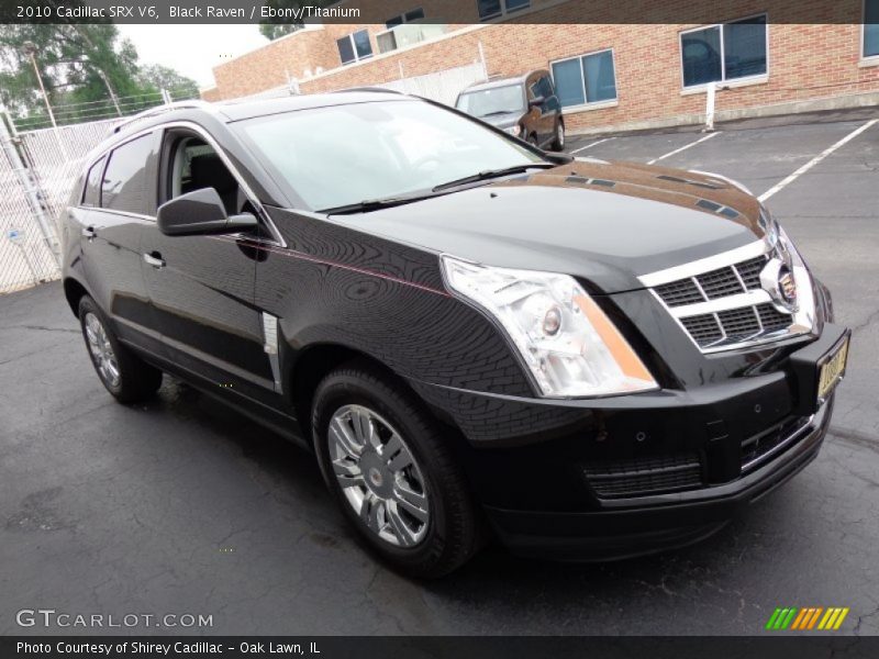 Black Raven / Ebony/Titanium 2010 Cadillac SRX V6