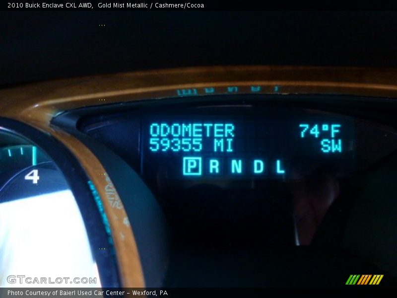 Gold Mist Metallic / Cashmere/Cocoa 2010 Buick Enclave CXL AWD