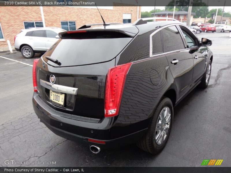 Black Raven / Ebony/Titanium 2010 Cadillac SRX V6
