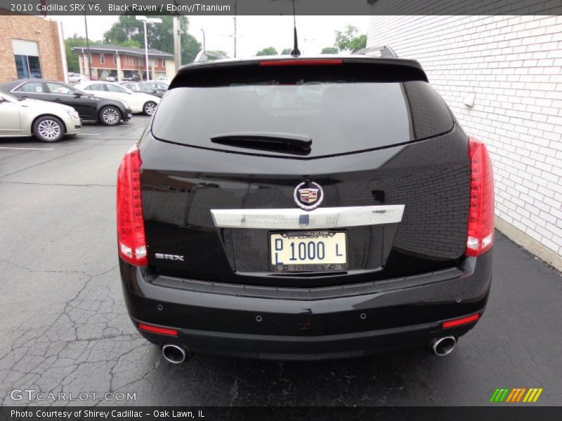 Black Raven / Ebony/Titanium 2010 Cadillac SRX V6