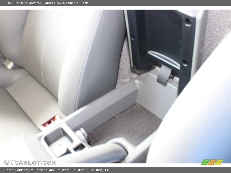 Atlas Grey Metallic / Black 2008 Porsche Boxster