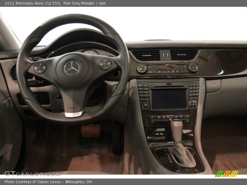 Flint Grey Metallic / Ash 2011 Mercedes-Benz CLS 550