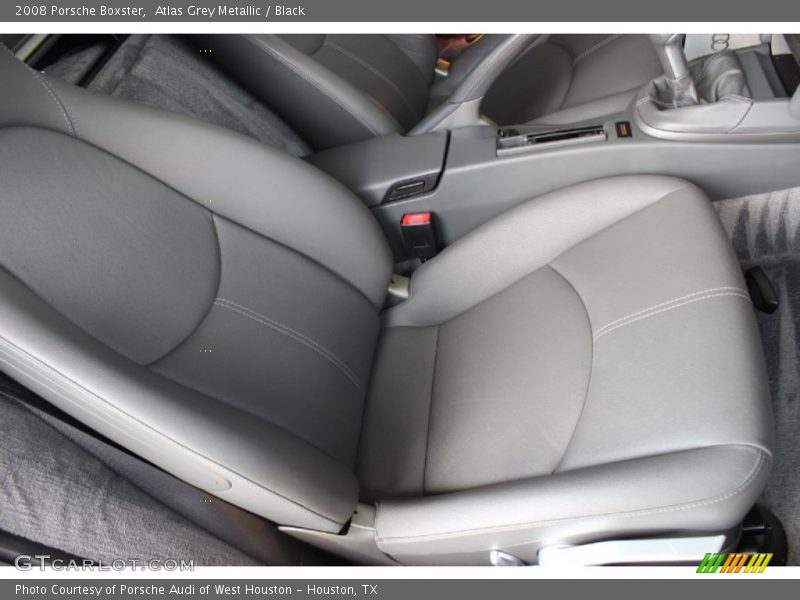 Atlas Grey Metallic / Black 2008 Porsche Boxster