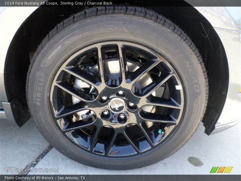 Sterling Gray / Charcoal Black 2014 Ford Mustang V6 Coupe