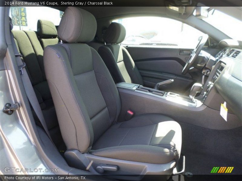 Sterling Gray / Charcoal Black 2014 Ford Mustang V6 Coupe