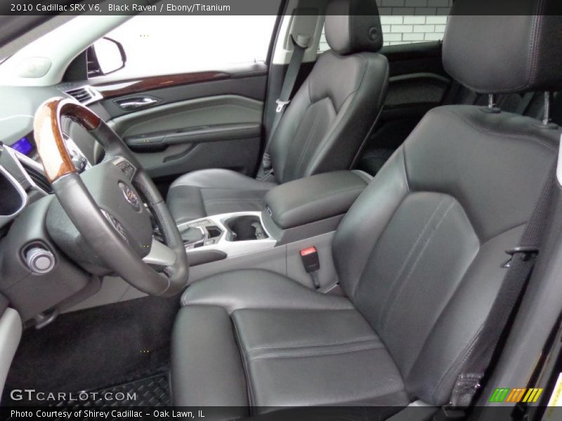 Black Raven / Ebony/Titanium 2010 Cadillac SRX V6