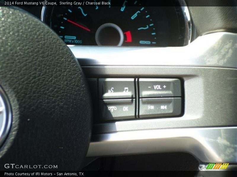 Sterling Gray / Charcoal Black 2014 Ford Mustang V6 Coupe