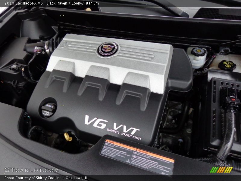 Black Raven / Ebony/Titanium 2010 Cadillac SRX V6