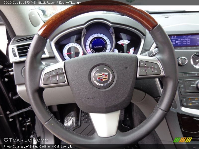 Black Raven / Ebony/Titanium 2010 Cadillac SRX V6