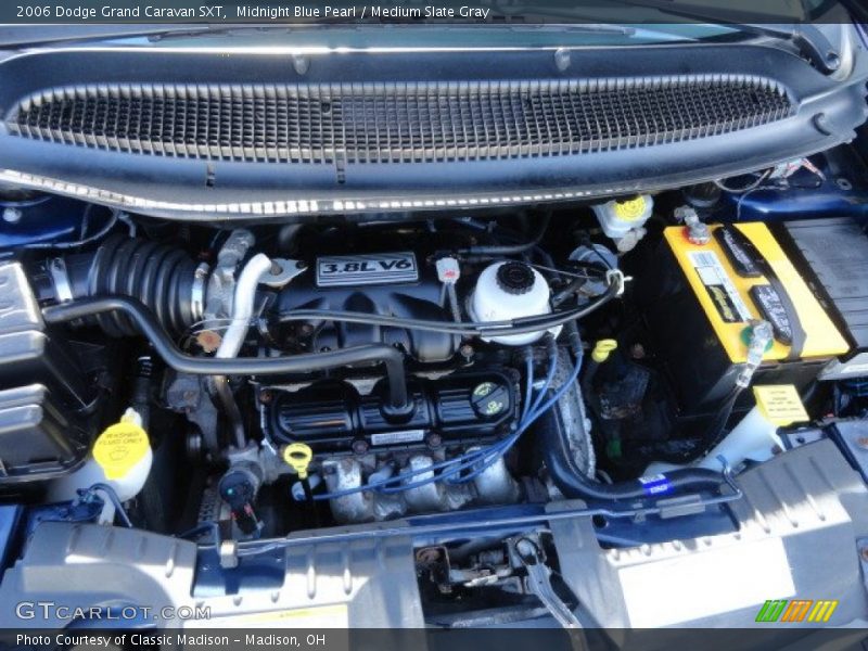 Midnight Blue Pearl / Medium Slate Gray 2006 Dodge Grand Caravan SXT