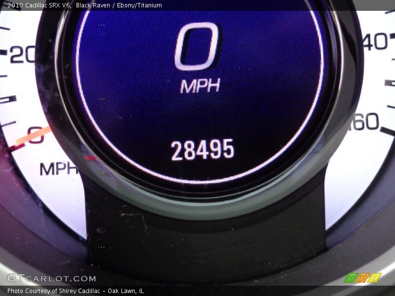 Black Raven / Ebony/Titanium 2010 Cadillac SRX V6