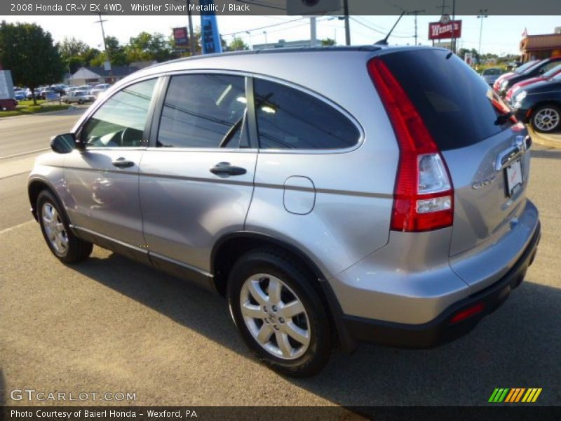 Whistler Silver Metallic / Black 2008 Honda CR-V EX 4WD