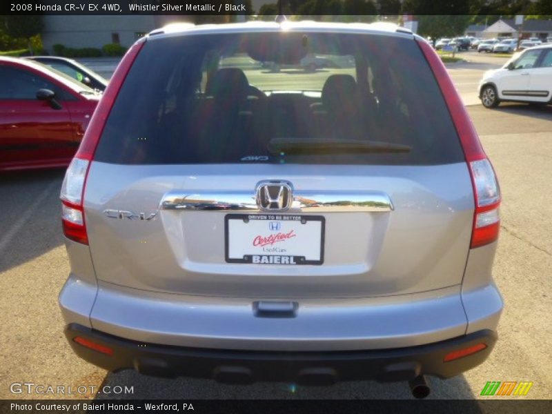 Whistler Silver Metallic / Black 2008 Honda CR-V EX 4WD